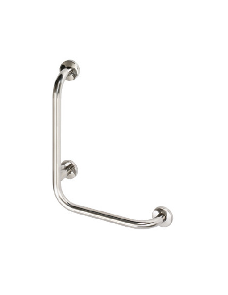 HELP: Wall support grab bar leftward 680 mm, brushed, with cover