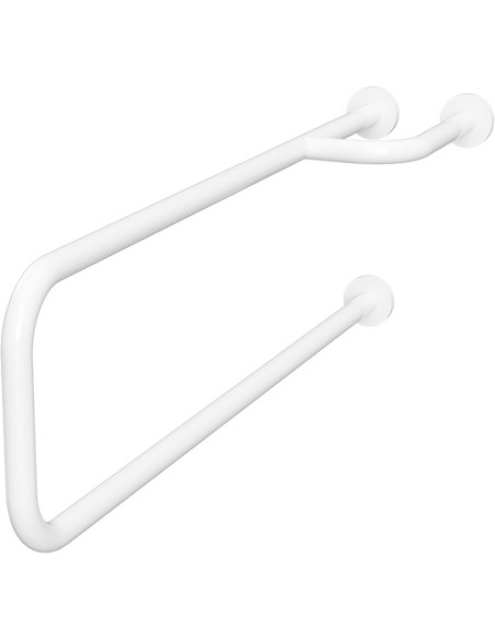 HELP: Grab bar, right, white with cover HELP: Grab bar, right, white with cover