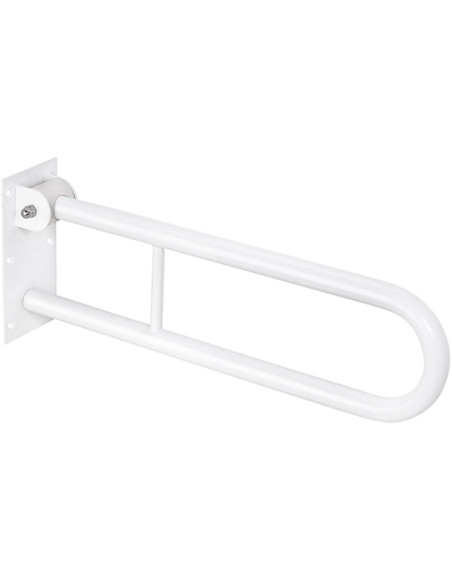 HELP: Folding grab bar with locking 600 mm, white, without cover HELP: Folding grab bar with locking 600 mm, white, without cover