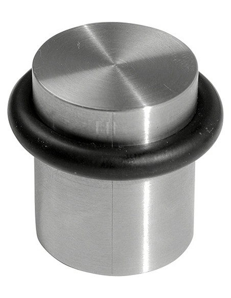 Door stop on the floor, stainless steel, matt Door stop on the floor, stainless steel, matt