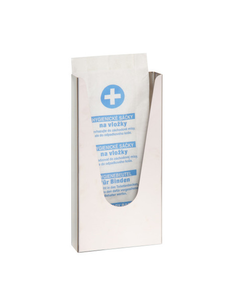 Hygiene bags dispenser (HygBag), stainless steel, matt