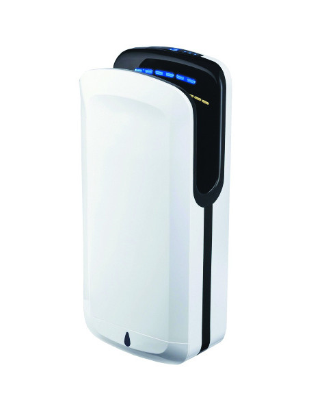 Automatic hand dryer, 1850 W, HEPA filter, plastic, white