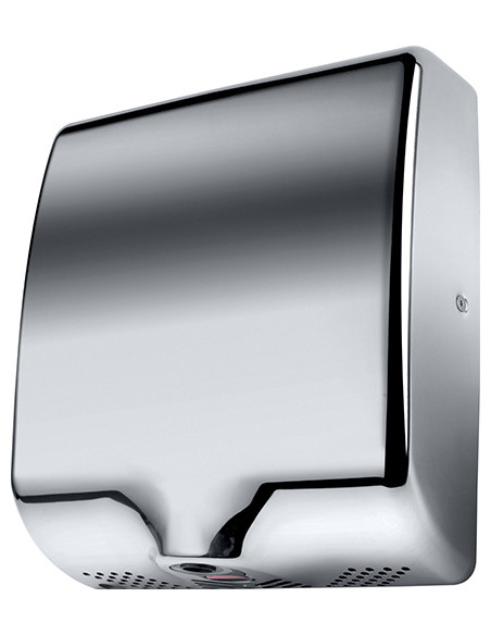 Automatic hand dryer, 1000 W, HEPA filter, stainless steel, polished Automatic hand dryer, 1000 W, HEPA filter, stainless steel, polished