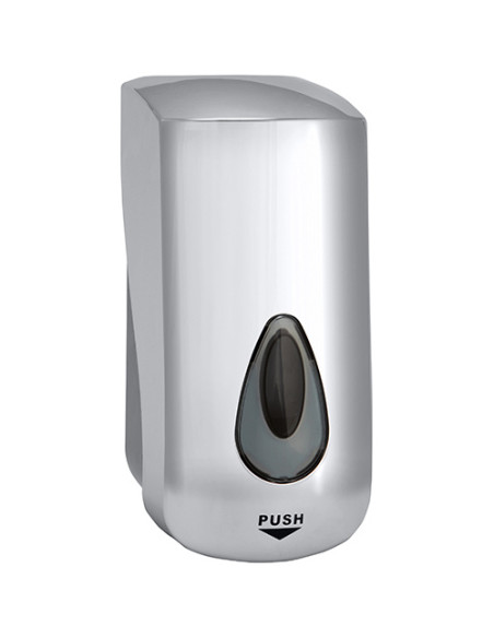Foam soap dispenser, 1000 ml, plastic, grey Foam soap dispenser, 1000 ml, plastic, grey