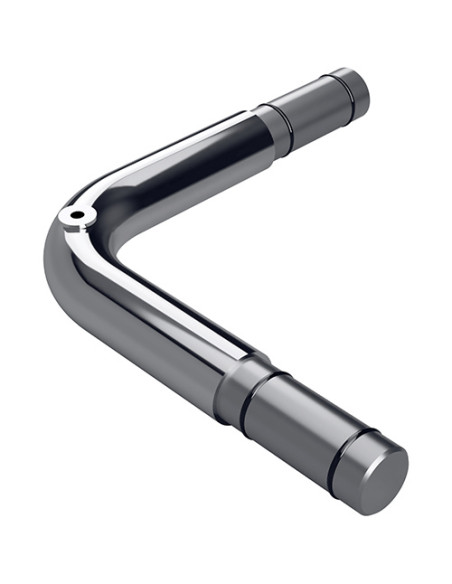 Corner connection 90°+ 2 x straight connection Corner connection 90°+ 2 x straight connection