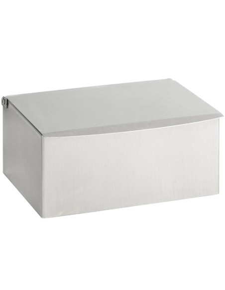 Dispenser for wet toilet paper, stainless steel, matt Dispenser for wet toilet paper, stainless steel, matt