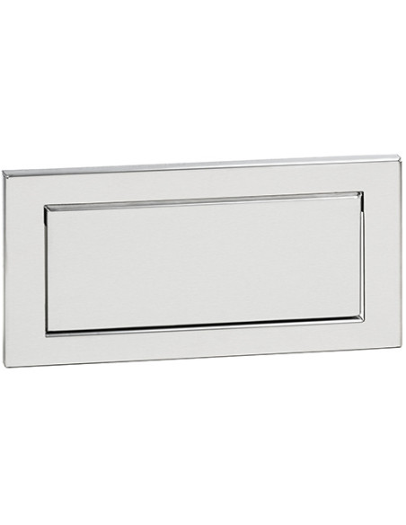 Countertop-monted lid trash bin cover, stainless steel, matt