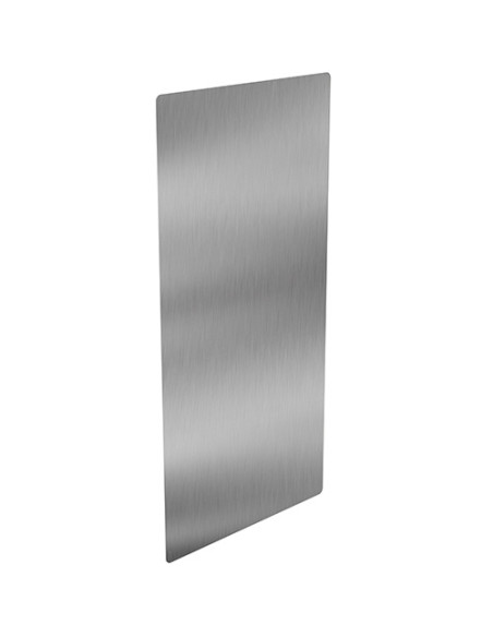 Splash guard for hand dryer for sticking, stainless steel, brushed Splash guard for hand dryer for sticking, stainless steel, brushed