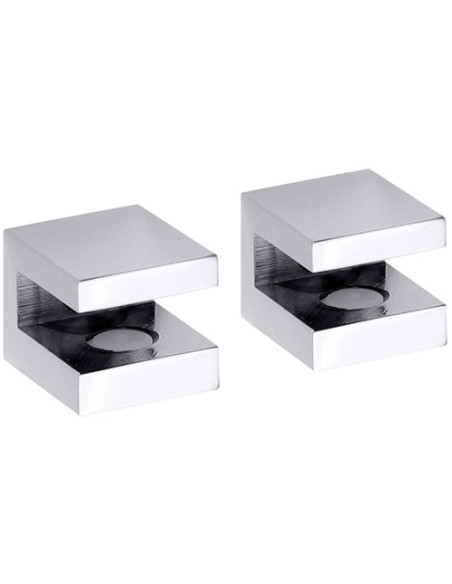 Glass shelf holder (2 pcs.) - 8 mm Glass shelf holder (2 pcs.) - 8 mm