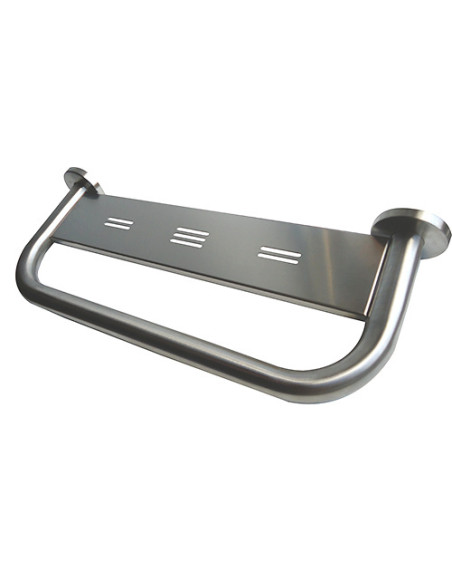 HELP: Grab bar with shelf 500 mm, brushed HELP: Grab bar with shelf 500 mm, brushed