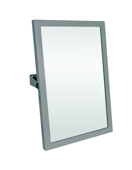 HELP: Tilting mirror, 400 x 600 mm,  stainless steel, polished