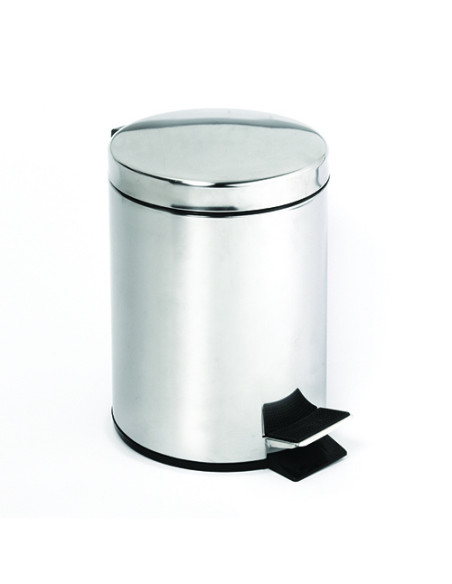 Waste bin, 20 l, stainless steel, polished Waste bin, 20 l, stainless steel, polished