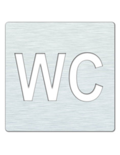 Pictogram - WC, square, matt