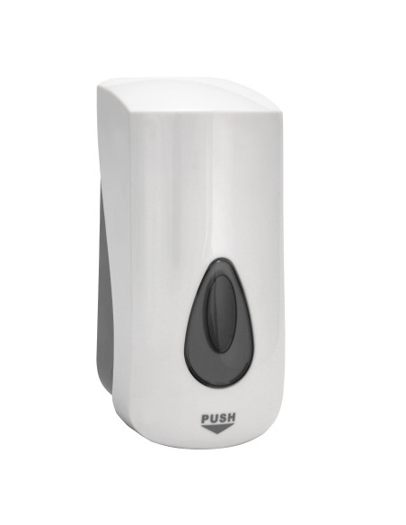 Soap dispenser, 1000 ml, plastic, white