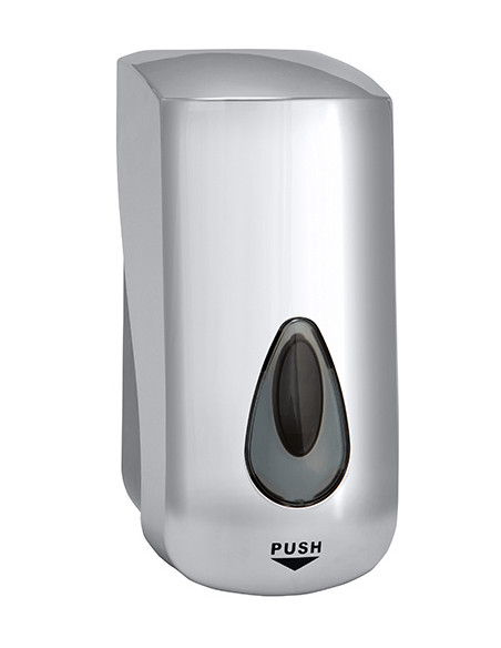 Soap dispenser, 1000 ml, plastic, grey