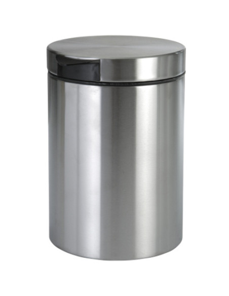 Wall mounted waste bin, 3 l, stainless steel, matt Wall mounted waste bin, 3 l, stainless steel, matt