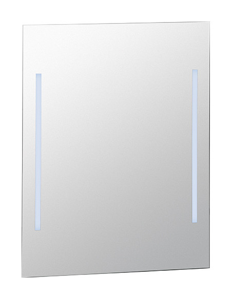 Mirror with LED lighting, 600 x 800 mm Mirror with LED lighting, 600 x 800 mm