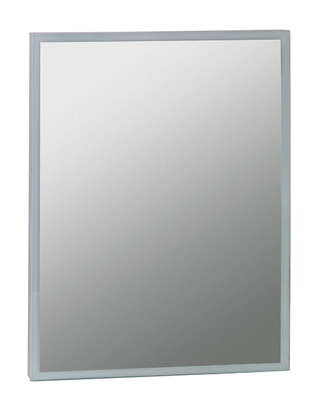 Mirror with LED lighting, 600 x 800 mm