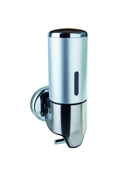 Soap dispenser 500 ml, stainless steel/plastic, matt Soap dispenser 500 ml, stainless steel/plastic, matt
