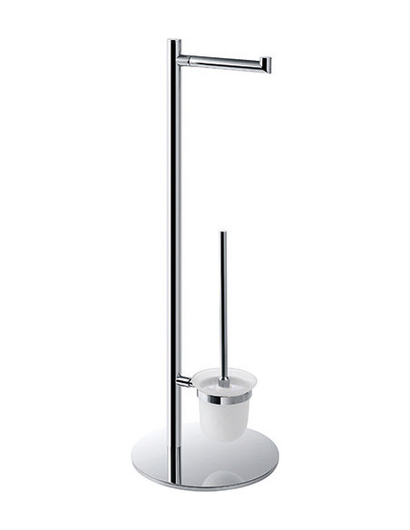 OMEGA: Free standing toilet paper and toilet brush holder OMEGA: Free standing toilet paper and toilet brush holder
