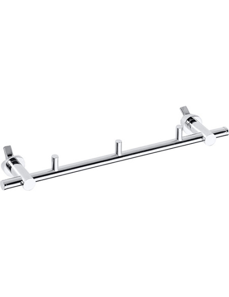RAWELL: Radiator hanger with hooks, 300 mm, polished RAWELL: Radiator hanger with hooks, 300 mm, polished