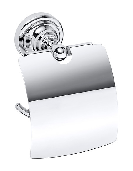 RETRO chrome: Toilet paper holder with cover