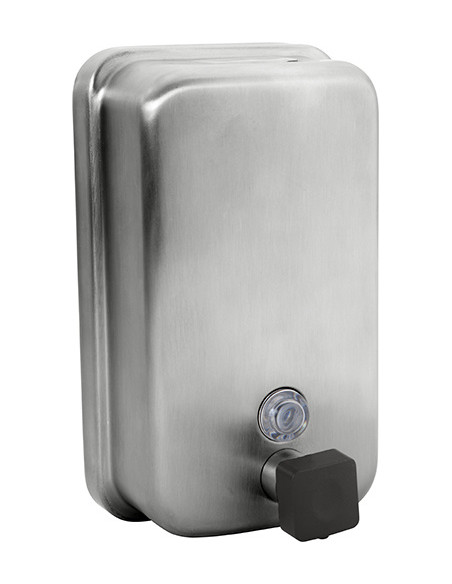 Soap dispenser, 1250 ml, stainless steel, matt
