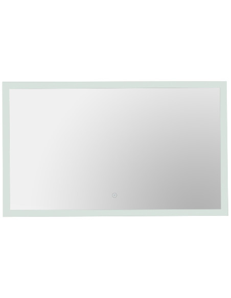 Mirror with LED lighting 1000 x 600 mm, touch sensor