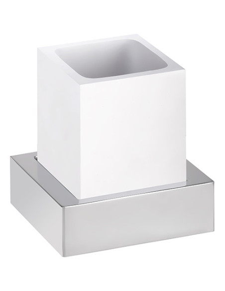 GAMMA: Toothbrush holder, white GAMMA: Toothbrush holder, white
