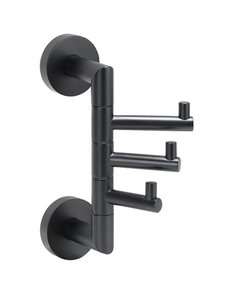 DARK: Hanger with 3 hooks, swivel