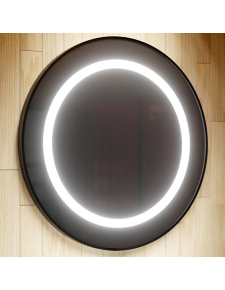 JUNO PLUS mirror with LED lighting, Ø85cm, IP44