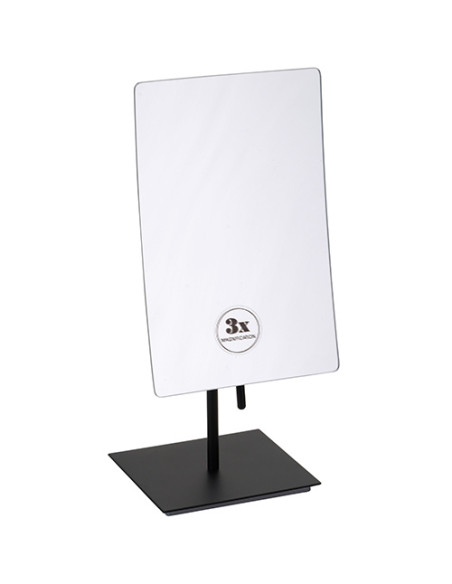 One-sided cosmetic mirror free standing 210 × 130 mm, black One-sided cosmetic mirror free standing 210 × 130 mm, black