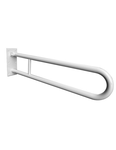 HELP: Folding grab bar in U shape, with TP holder 850 mm, white, without cover HELP: Folding grab bar in U shape, with TP holder 850 mm, white, without cover