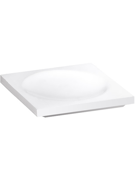 GAMMA: Soap dish free standing, white GAMMA: Soap dish free standing, white