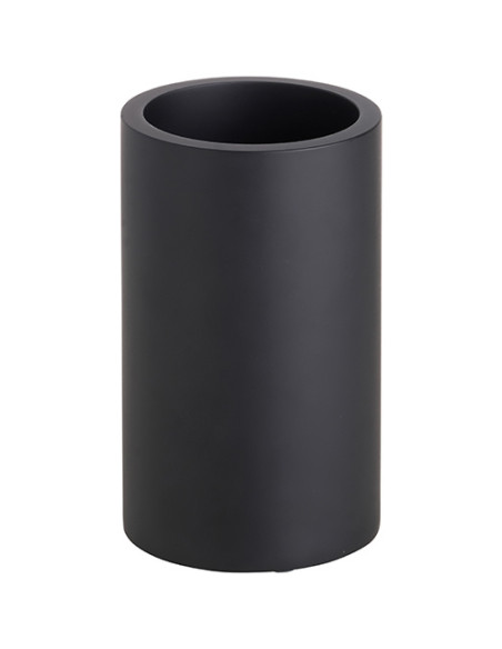GAMMA: Round toothbrush holder free standing, black