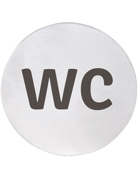 HOME: Pictogram – WC, circle, matt HOME: Pictogram – WC, circle, matt