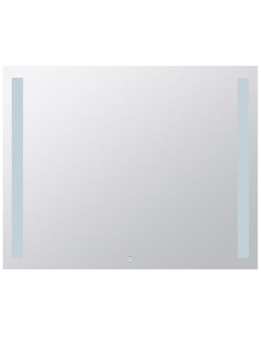 Mirror with LED lighting 1000 × 800 mm, touch sensor