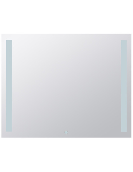 Mirror with LED lighting 1000 × 800 mm, touch sensor