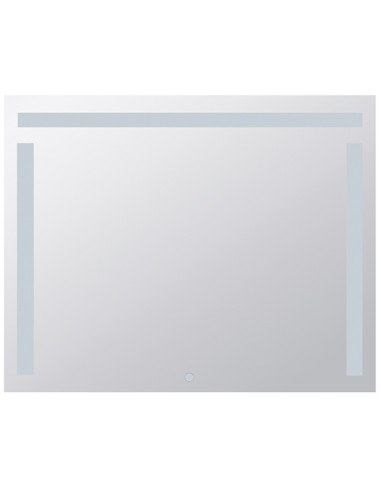 Mirror with LED lighting 1000 × 800 mm, touch sensor
