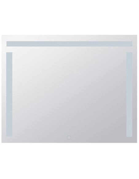 Mirror with LED lighting 1000 × 800 mm, touch sensor
