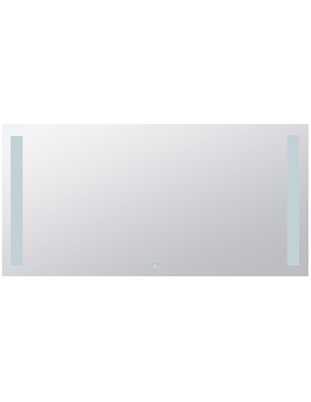 Mirror with LED lighting 1200 x 600 mm, touch sensor