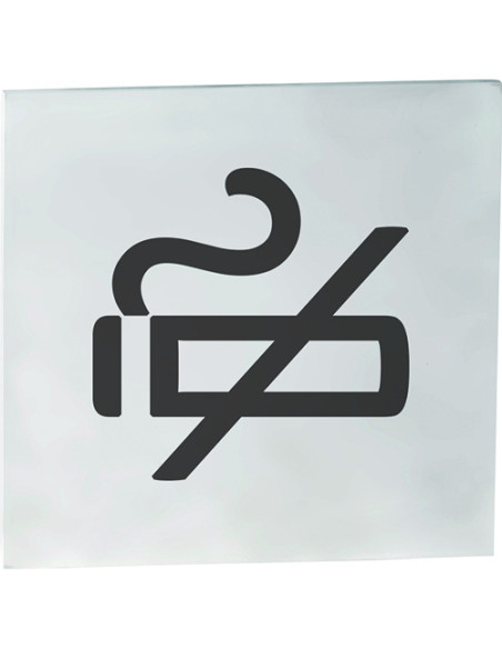 HOME: Pictogram – No smoking, square, matt HOME: Pictogram – No smoking, square, matt