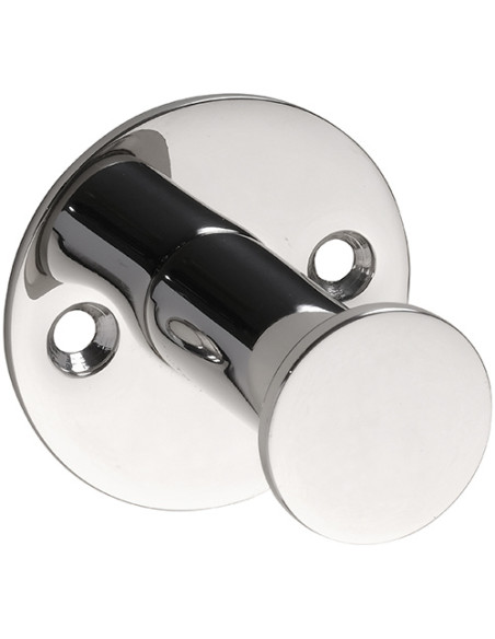 EASY01: Single robe hook, polished
