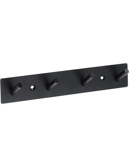 EASY01: Hanger with 4 hook, black EASY01: Hanger with 4 hook, black