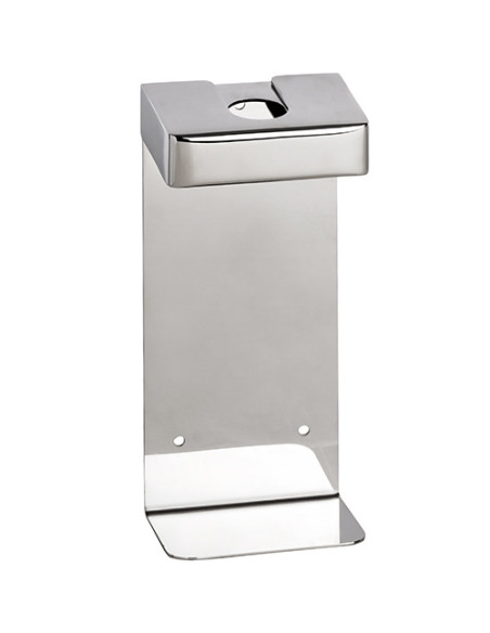 Holder for soap dispenser square, polished