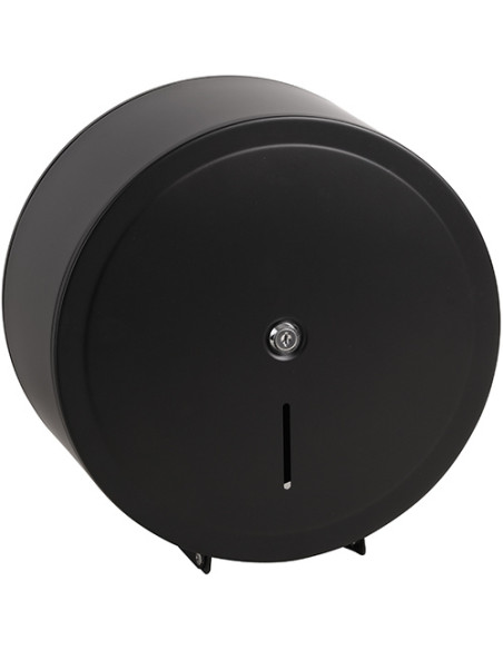 Jumbo-roll toilet paper dispenser, ø 310 mm, black