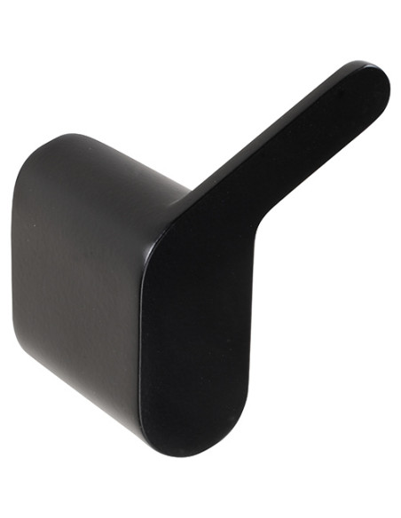 ORGANIC BLACK: Single robe hook