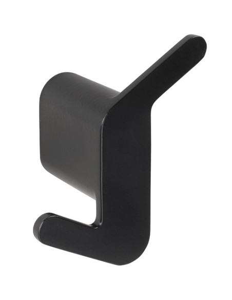 ORGANIC BLACK: Asymmetric robe hook ORGANIC BLACK: Asymmetric robe hook