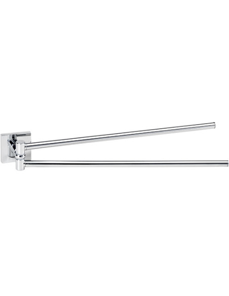 QUADRA: Double towel holder