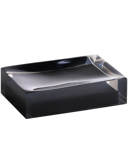 VISTA: Soap dish free standing, black VISTA: Soap dish free standing, black